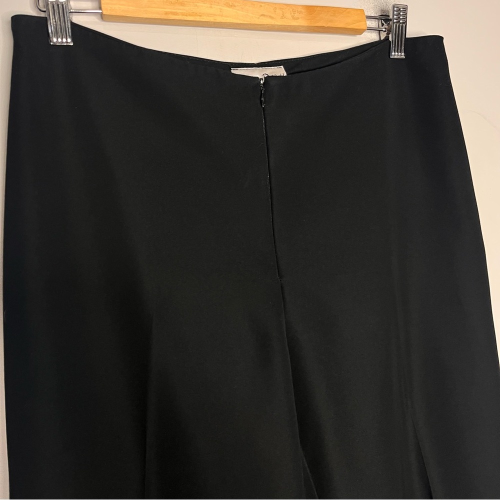 Joseph Ribkoff High Waisted Front Zip Black Dress Pants Straight Leg, size 10 - Picture 3 of 12